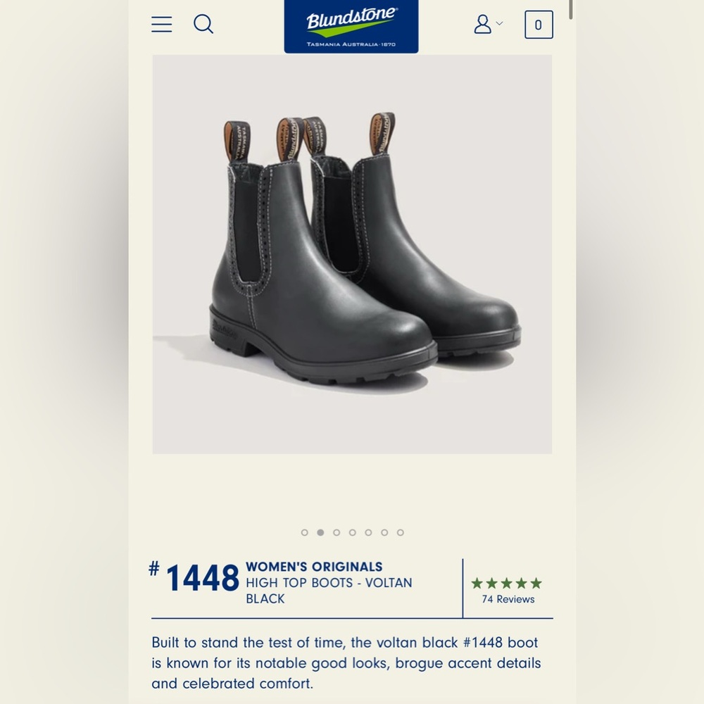 Blundstone Women’s Originals - Voltan Black Size 7.5